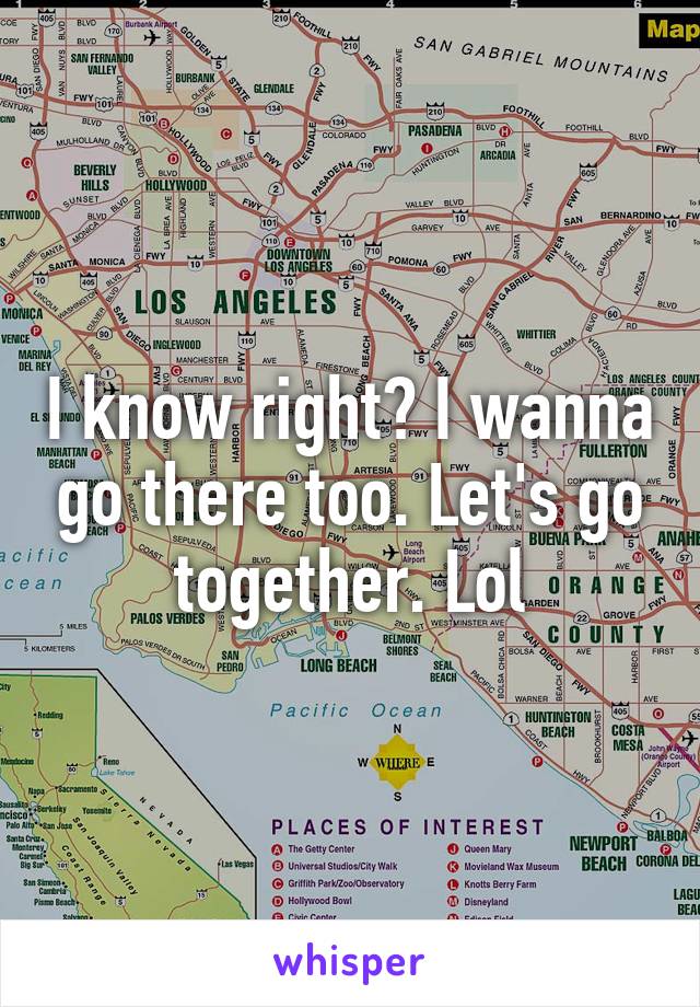 I know right? I wanna go there too. Let's go together. Lol