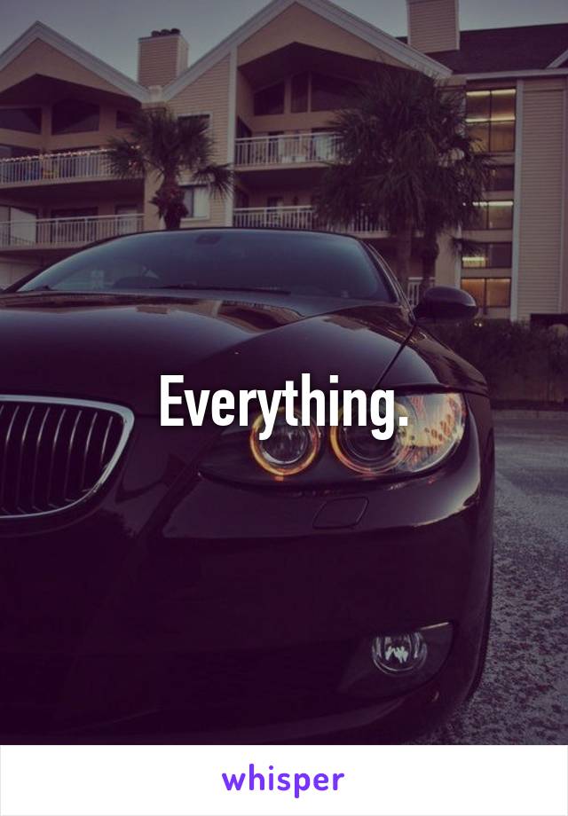 Everything.