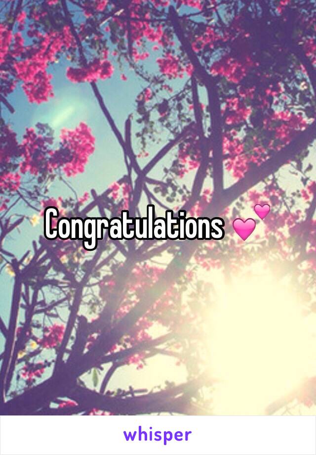 Congratulations 💕