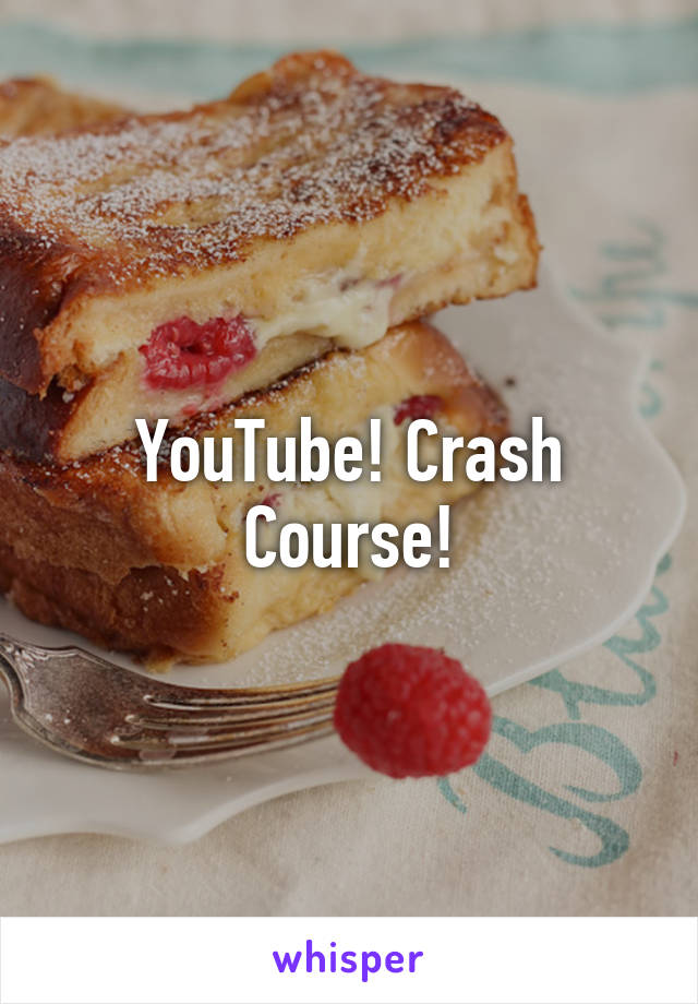 YouTube! Crash Course!