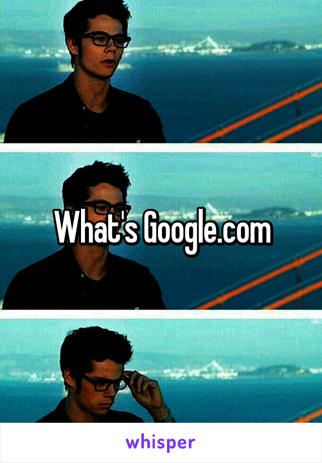 What's Google.com