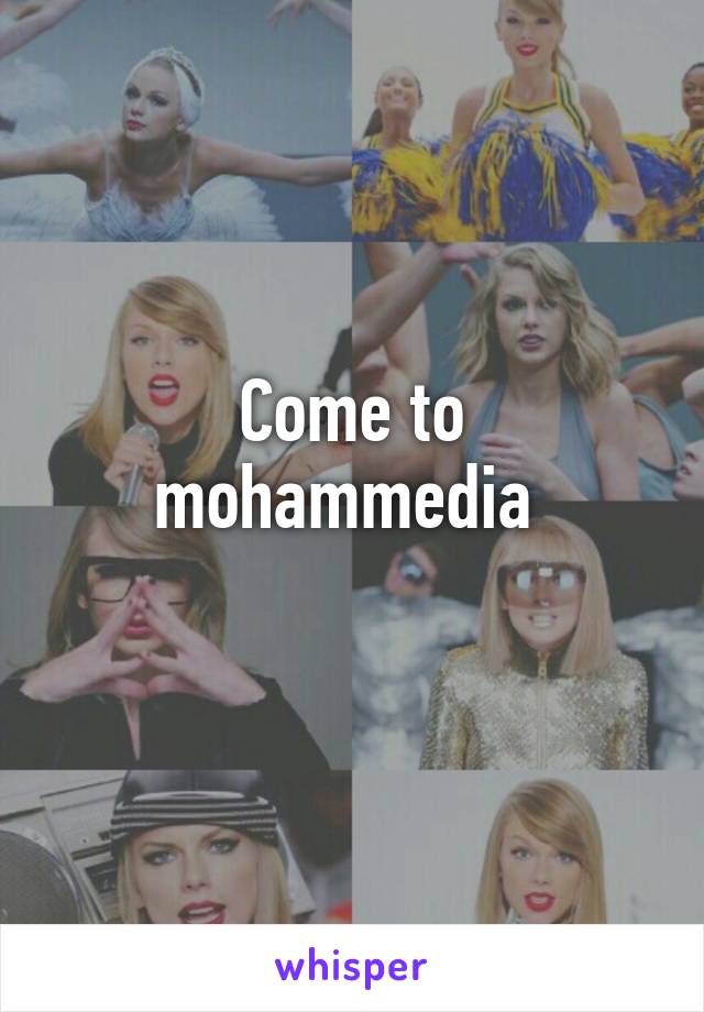 Come to mohammedia 
