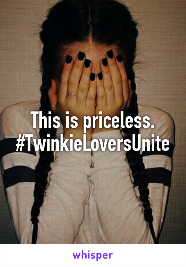 This is priceless. #TwinkieLoversUnite