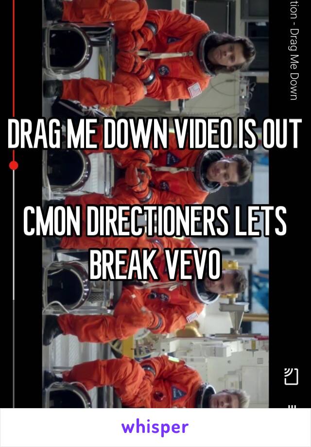 DRAG ME DOWN VIDEO IS OUT

CMON DIRECTIONERS LETS BREAK VEVO