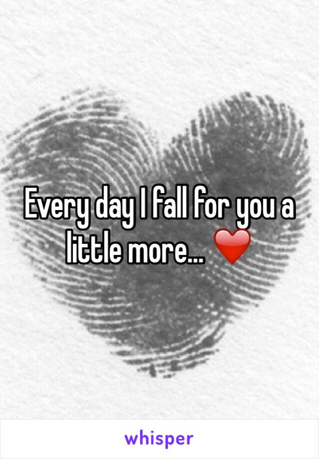 Every day I fall for you a little more... ❤️ 