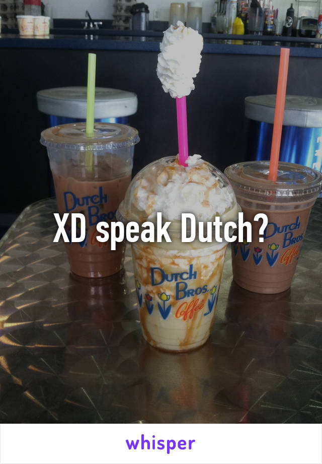 XD speak Dutch?