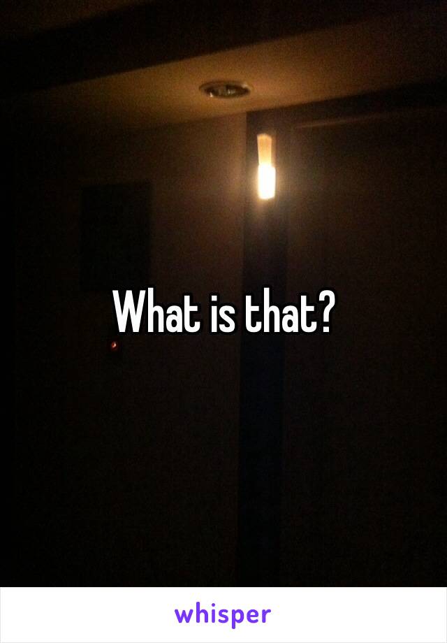 What is that?