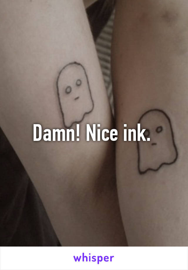 Damn! Nice ink. 