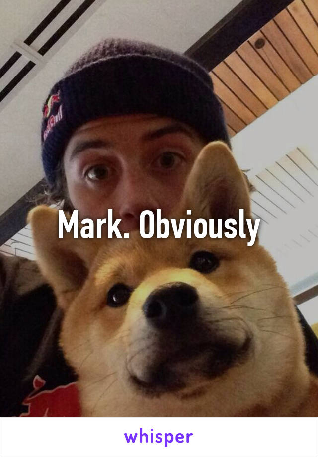 Mark. Obviously