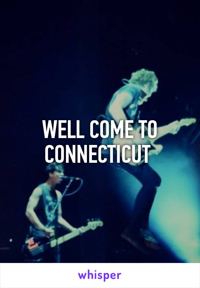 WELL COME TO CONNECTICUT 