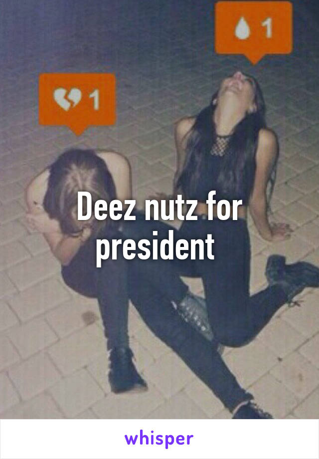 Deez nutz for president 