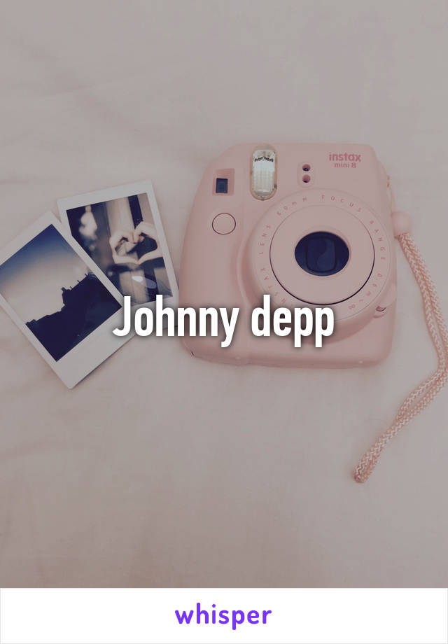 Johnny depp