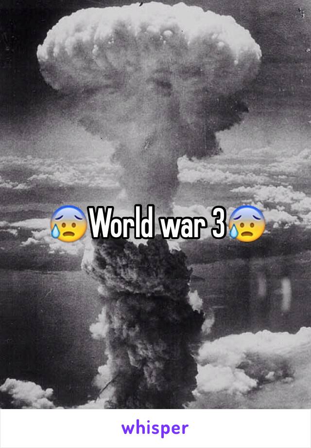 😰World war 3😰