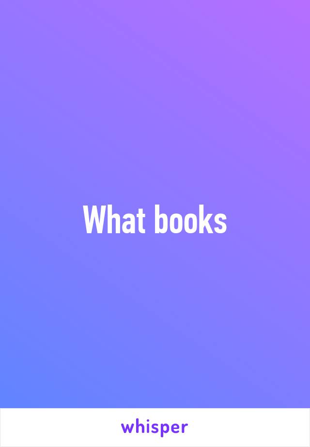 What books