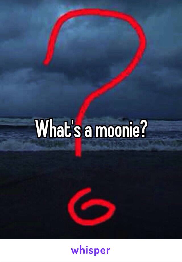 What's a moonie?