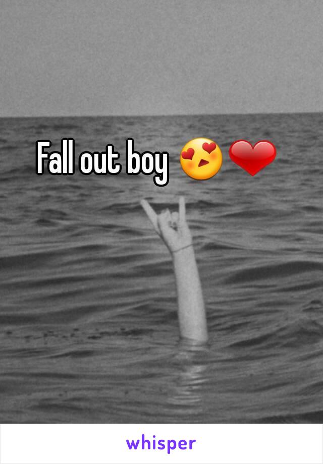 Fall out boy 😍❤