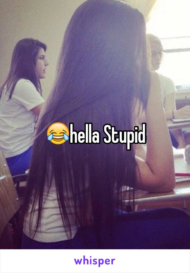 😂hella Stupid 