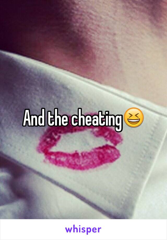 And the cheating😆