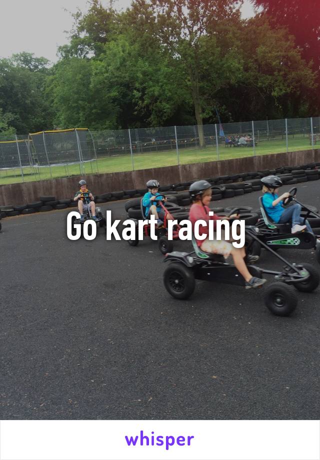 Go kart racing 