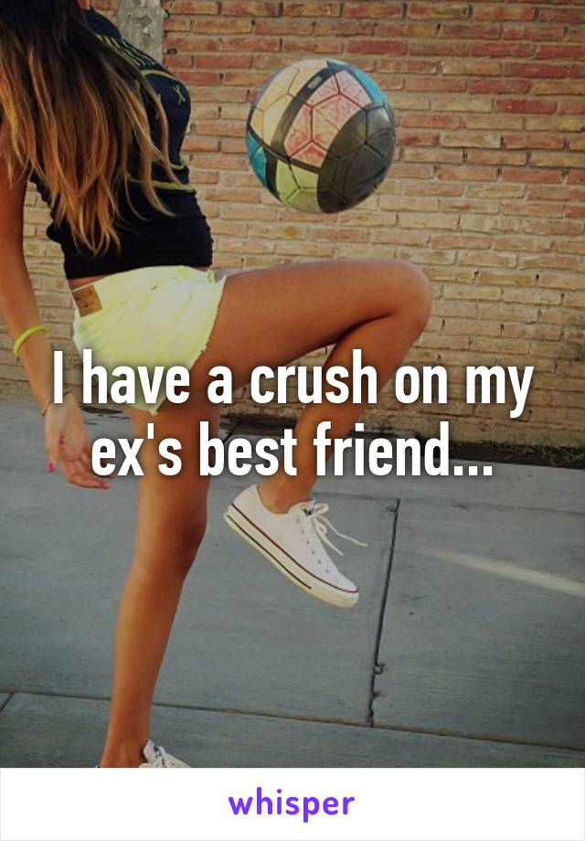 I have a crush on my ex's best friend...