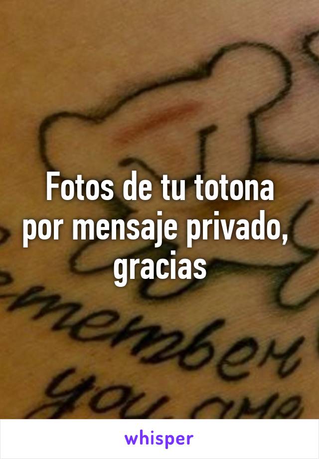 Fotos de tu totona por mensaje privado,  gracias