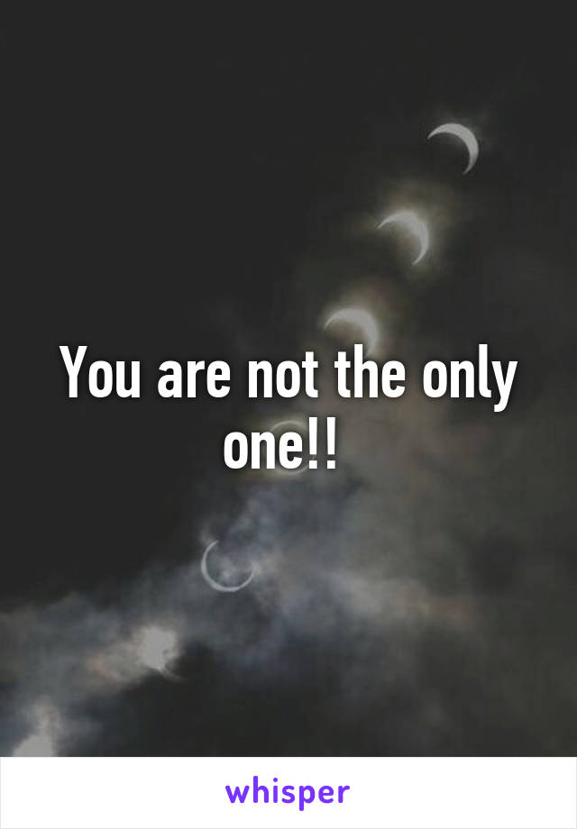 You are not the only one!! 