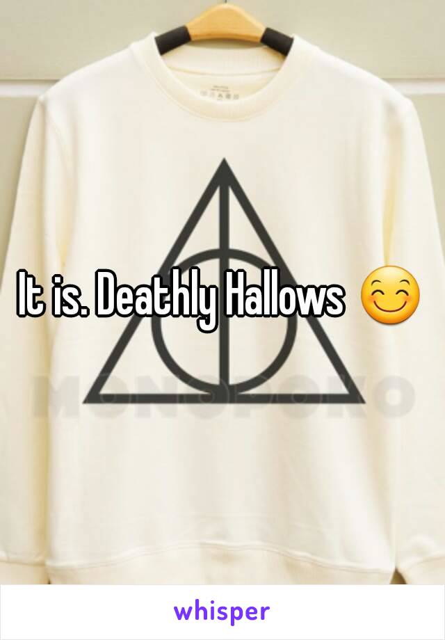 It is. Deathly Hallows 😊