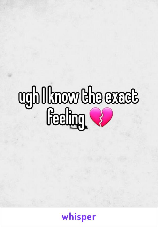 ugh I know the exact feeling 💔