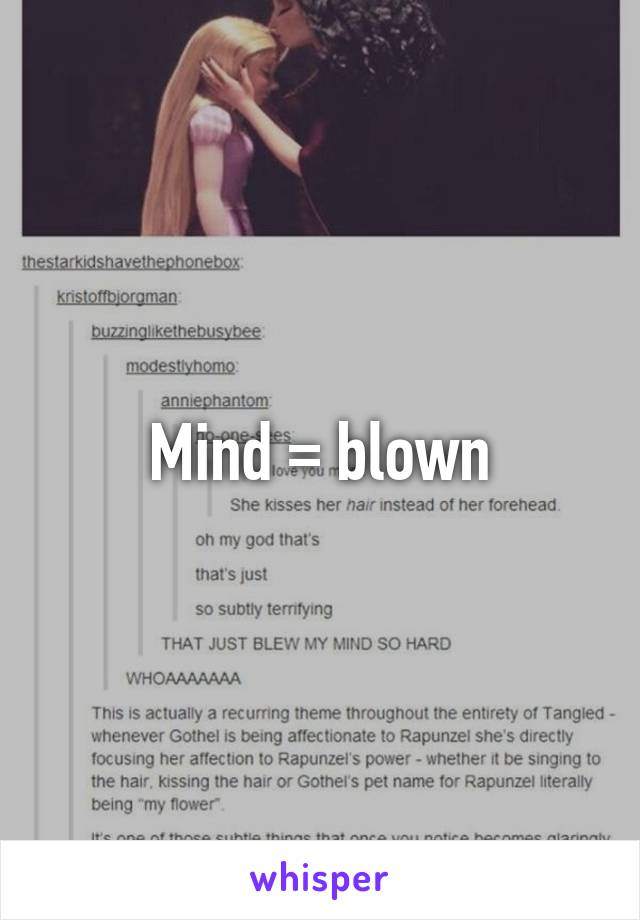 Mind = blown