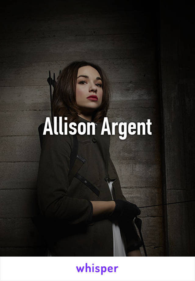 Allison Argent
