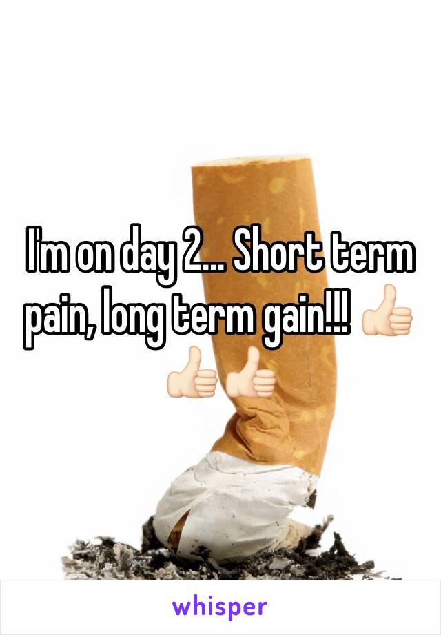 I'm on day 2... Short term pain, long term gain!!! 👍🏻👍🏻👍🏻