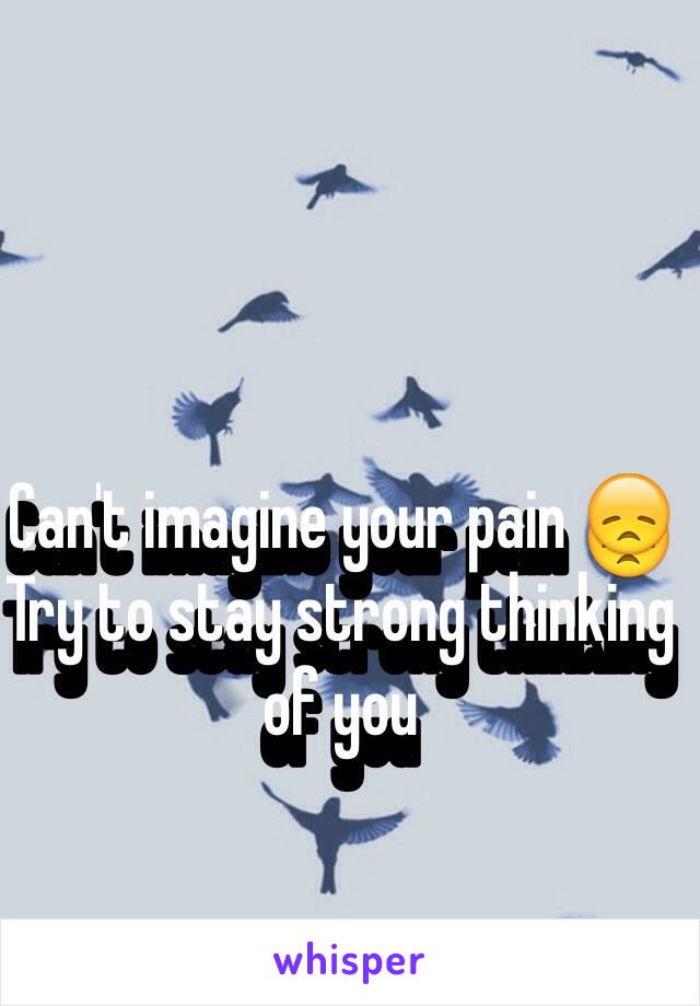 Can't imagine your pain 😞
Try to stay strong thinking of you 