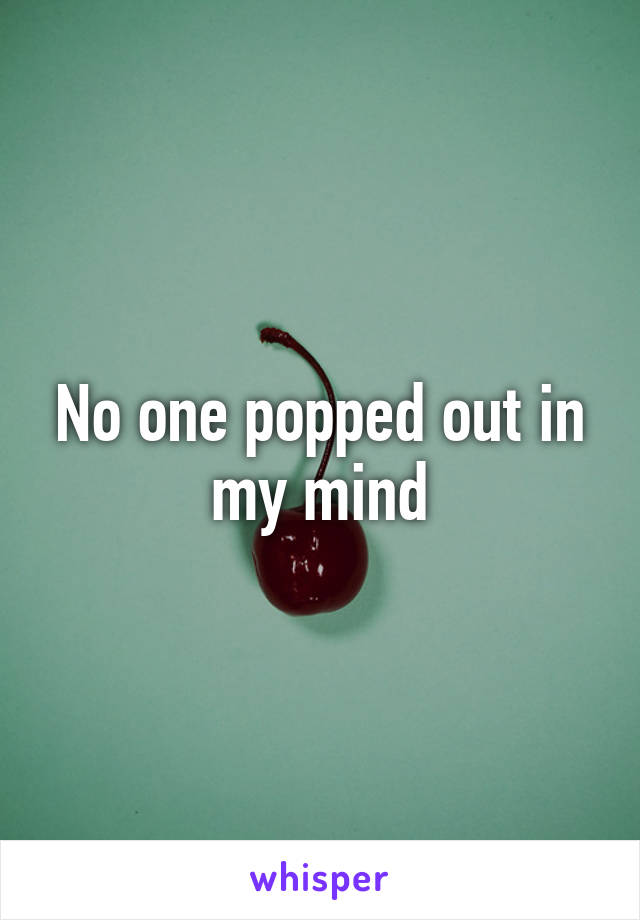 No one popped out in my mind