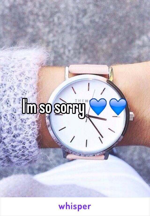 I'm so sorry 💙💙