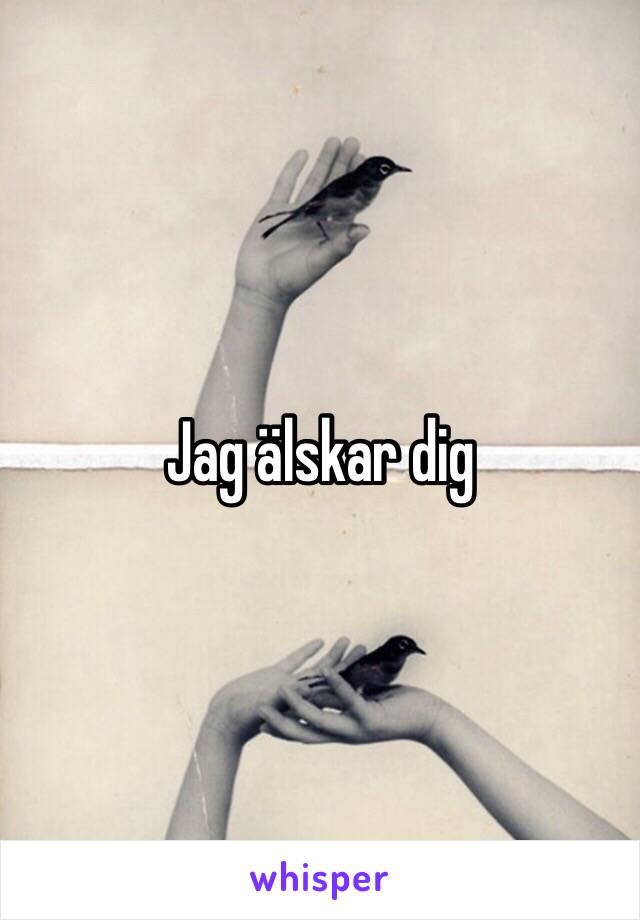 Jag älskar dig