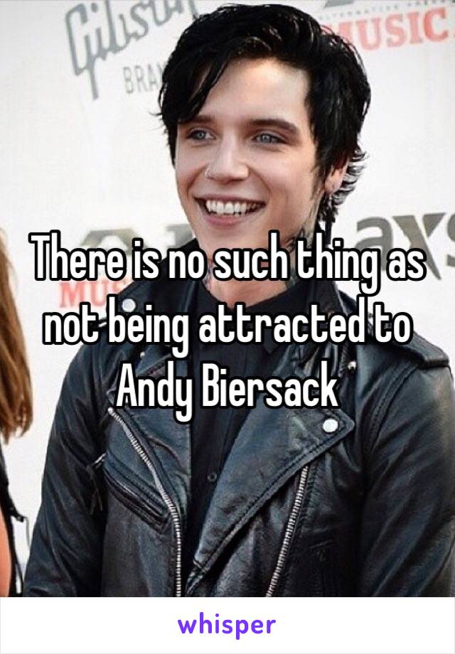 There is no such thing as not being attracted to Andy Biersack 