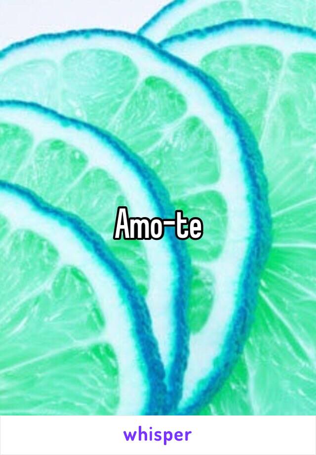 Amo-te