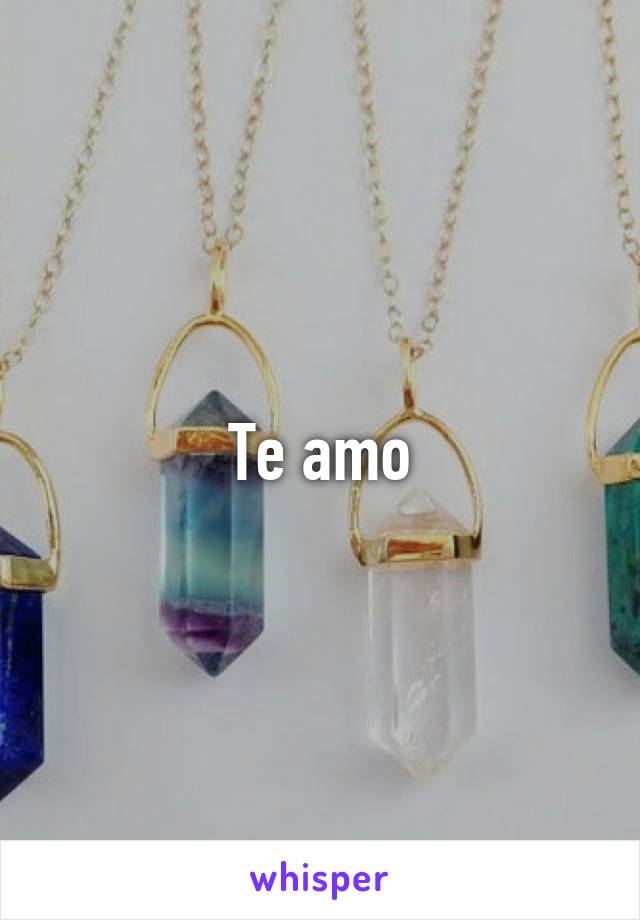 Te amo