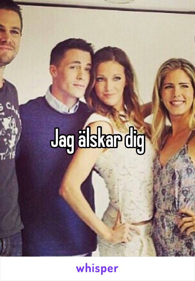 Jag älskar dig