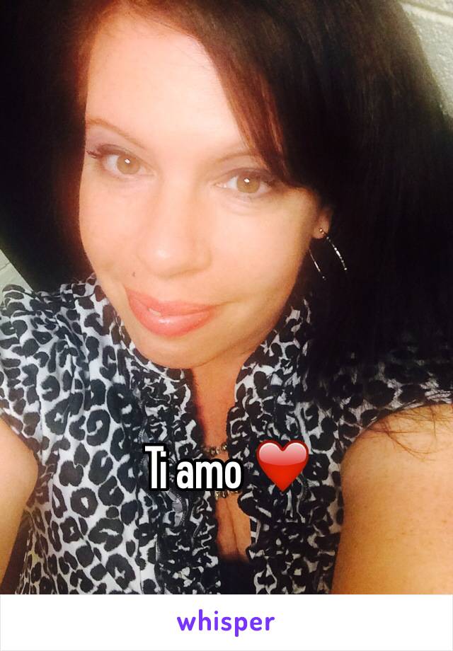 Ti amo ❤️