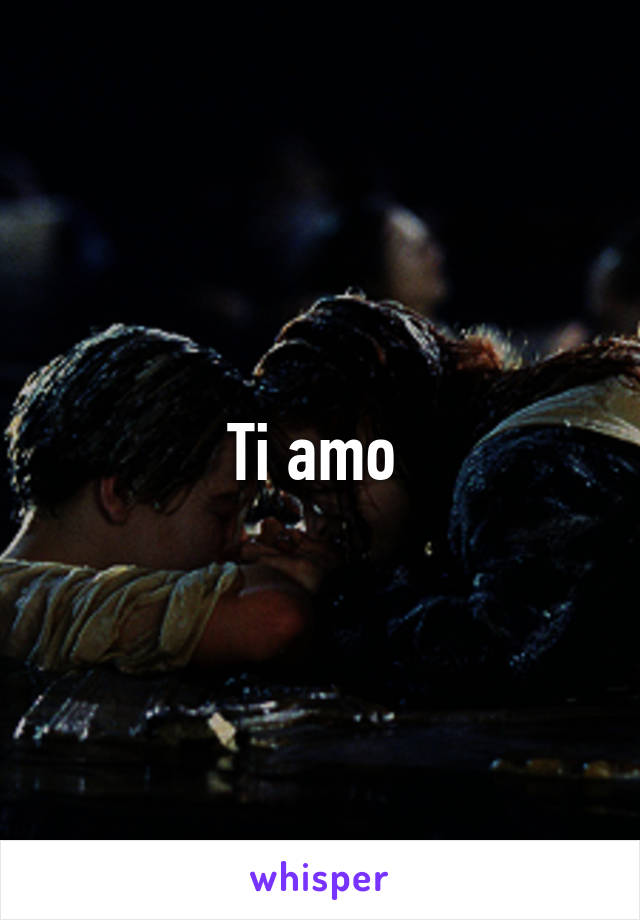 Ti amo 