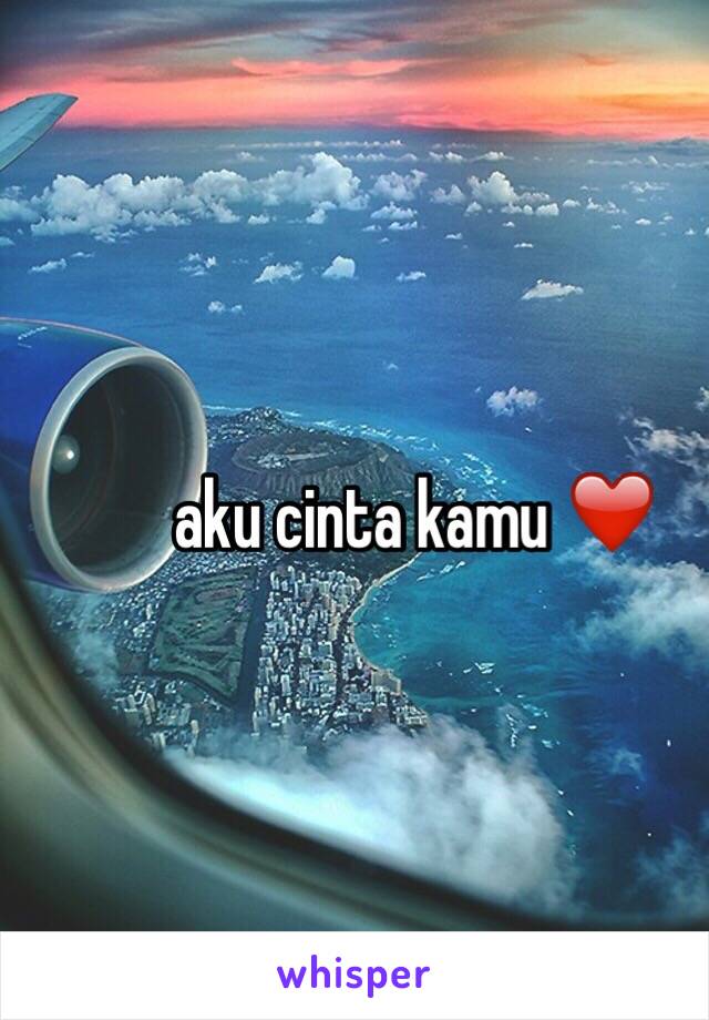 aku cinta kamu ❤️