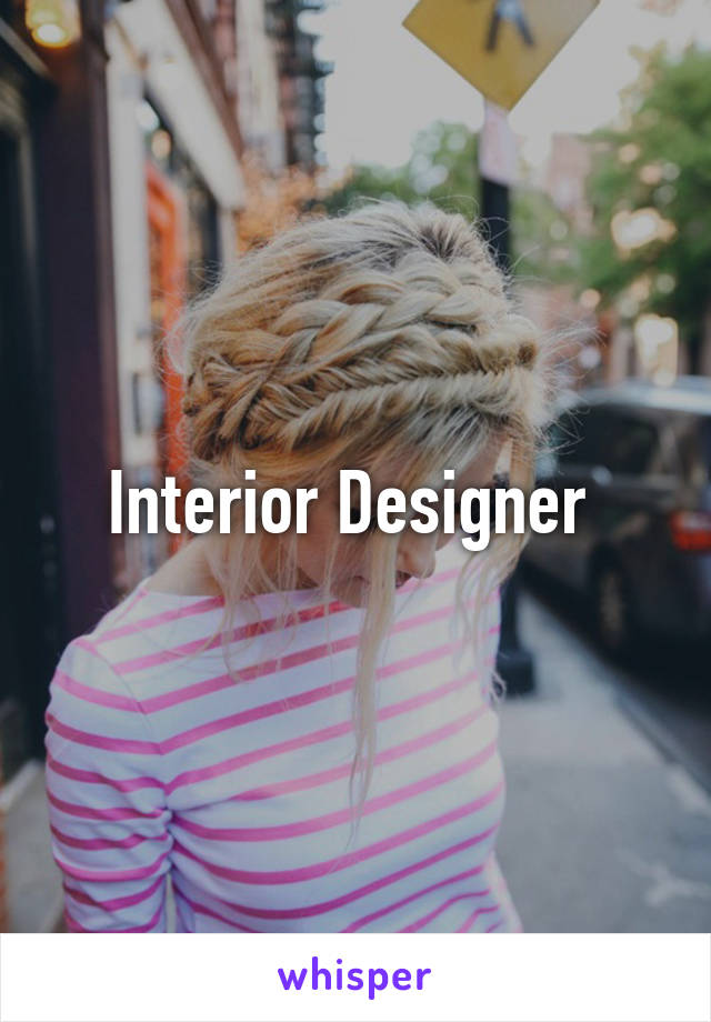 Interior Designer 