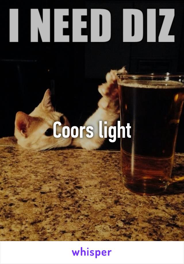 Coors light