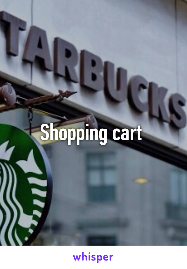 Shopping cart 