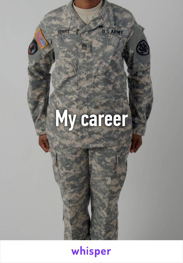 My career
