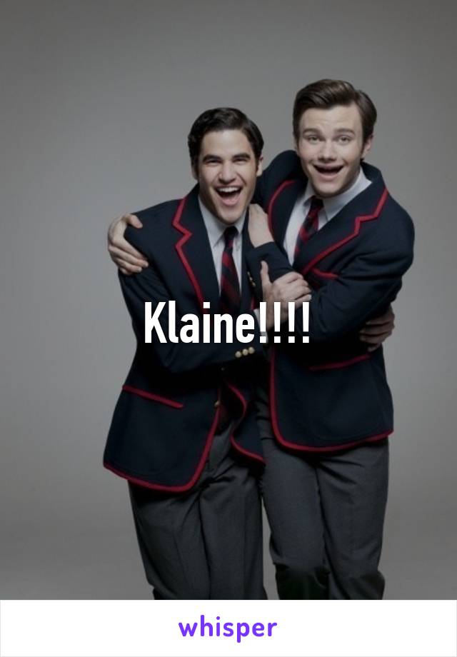 Klaine!!!!