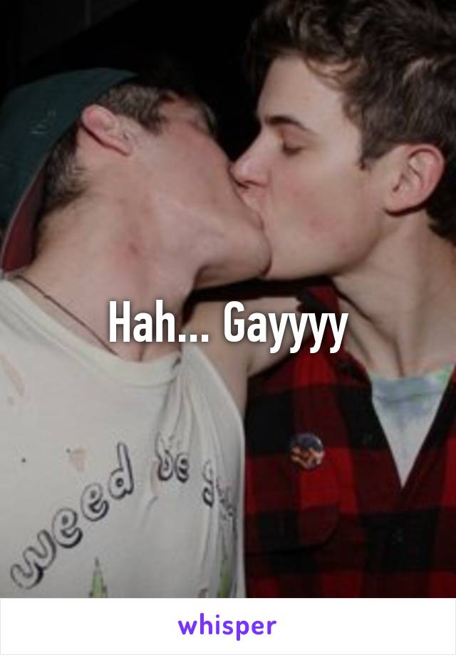 Hah... Gayyyy