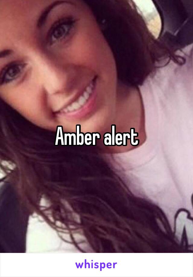 Amber alert 