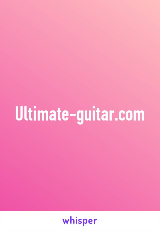 Ultimate-guitar.com